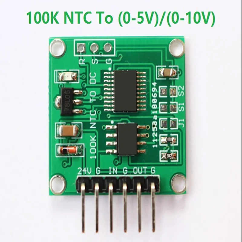NTC thermistor turn voltage 100K NTC turn 0-5V 0-10V linear conversion temperature transmitter model
NTC thermistor turn voltage 100K NTC turn 0-5V 0-10V linear conversion temperature transmitter model