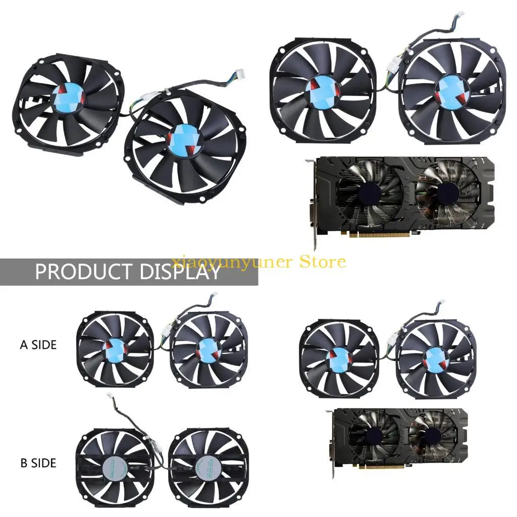 P9JB 2pcs 95mm 4gb GPU Cooler Cooling Fan for Yeston RX480 570 580 Graphics Card Fan
P9JB 2pcs 95mm 4gb GPU Cooler Cooling Fan for Yeston RX480 570 580 Graphics Card Fan