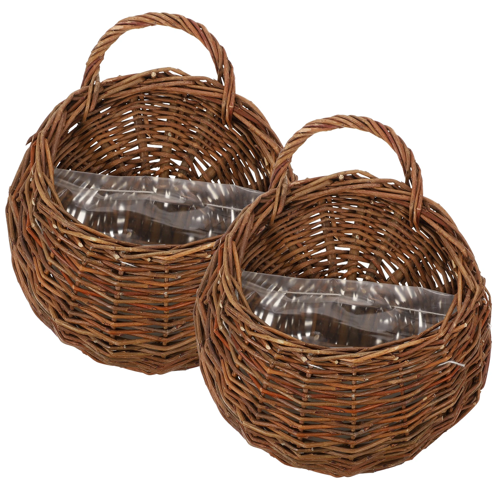 2 Pcs Rattan Wall Hanging Baskets 21cm Willow Color Storage Planter Decorative Kitchen Bathroom Living Woven Flower Vase
2 Pcs Rattan Wall Hanging Baskets 21cm Willow Color Storage Planter Decorative Kitchen Bathroom Living Woven Flower Vase