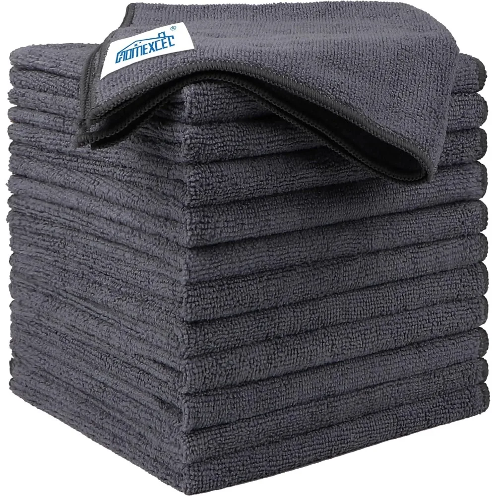 12 Pack Ultra Absorbent Lint Free Microfiber Cleaning Cloths for Car Kitchen Window
12 Pack Ultra Absorbent Lint Free Microfiber Cleaning Cloths for Car Kitchen Window