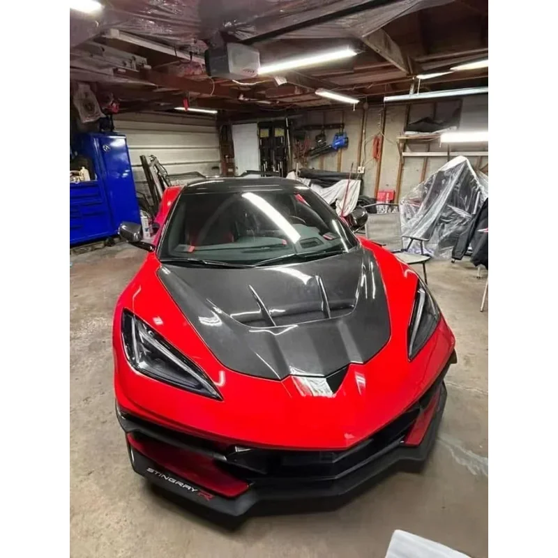 High Quality Carbon Fiber Hood For Corvette C8 Upgraded ZR1 Auto Body Kit
High Quality Carbon Fiber Hood For Corvette C8 Upgraded ZR1 Auto Body Kit