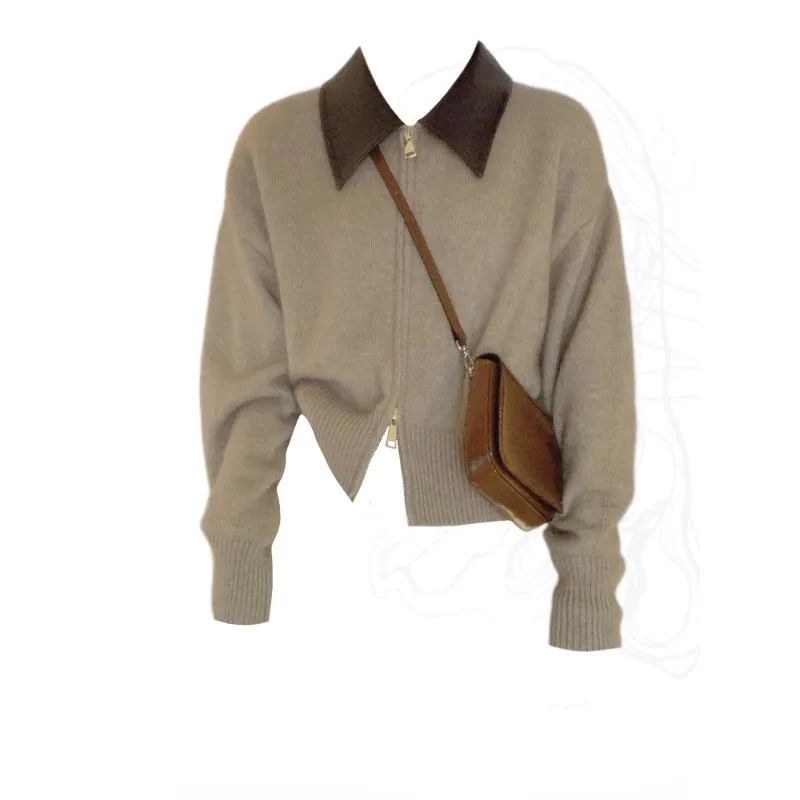 Y2k Autumn Vintage Casual Contrast Color Women Sweaters Turn Down Collar Long Sleeve Pullovers Sweet Chic Fashion Jumpers
Y2k Autumn Vintage Casual Contrast Color Women Sweaters Turn Down Collar Long Sleeve Pullovers Sweet Chic Fashion Jumpers
