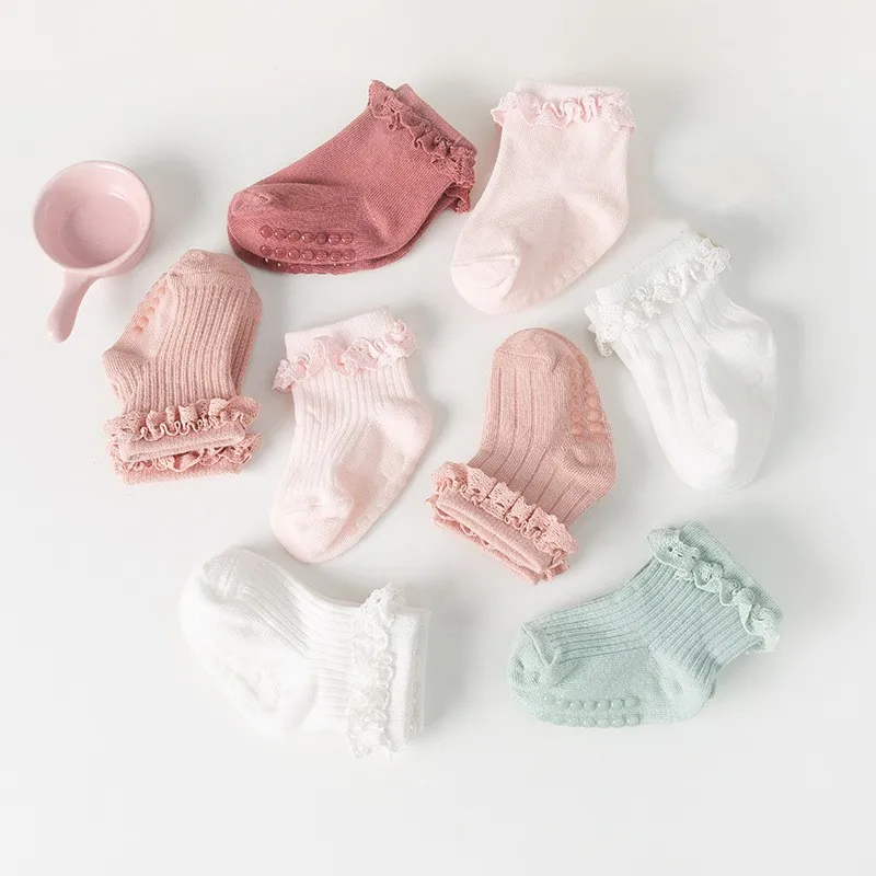 4Pair/lot Newborn Children's Non-slip Spring Autumn Cotton Socks Solid Color Baby Foot Sock Toddler Birthday Socks
4Pair/lot Newborn Children's Non-slip Spring Autumn Cotton Socks Solid Color Baby Foot Sock Toddler Birthday Socks