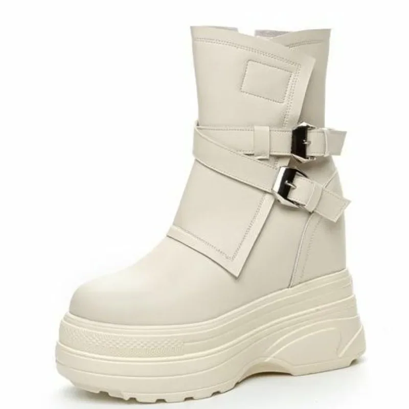 Top quality 11CM New Genuine Leather Women Increase Casual Ankle Knee High Boots Platform Wedge Flats High Heels Shoes ZIP Shoes
Top quality 11CM New Genuine Leather Women Increase Casual Ankle Knee High Boots Platform Wedge Flats High Heels Shoes ZIP Shoes