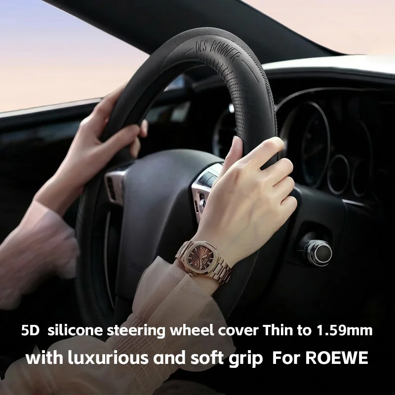 Anti slip silicone steering wheel cover For Roewe 750 550 / e550 350 360 950 / e950 i5 i6 / i6 MAX D6 D7 W5 RX3 RX5 RX5 MAX/eMAX
Anti slip silicone steering wheel cover For Roewe 750 550 / e550 350 360 950 / e950 i5 i6 / i6 MAX D6 D7 W5 RX3 RX5 RX5 MAX/eMAX