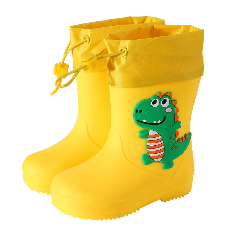 Children's Shoes Girl Boy Rain Boots Waterproof Toddler Drawstring Rainboots Kids Baby Cartoon Dinosaur Rubber Boots Water Shoes
Children's Shoes Girl Boy Rain Boots Waterproof Toddler Drawstring Rainboots Kids Baby Cartoon Dinosaur Rubber Boots Water Shoes