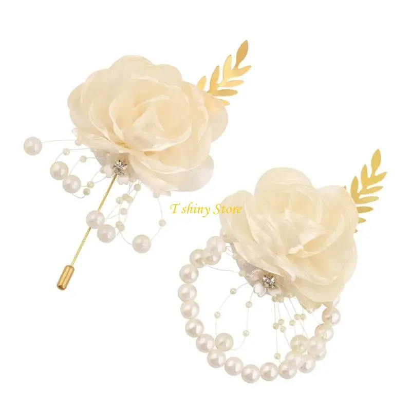 Набор для невесты: бутоньерка и браслет с искусственными цветами для подружек невесты и жениха, для торжественного наряда
Набор для невесты: бутоньерка и браслет с искусственными цветами для подружек невесты и жениха, для торжественного наряда