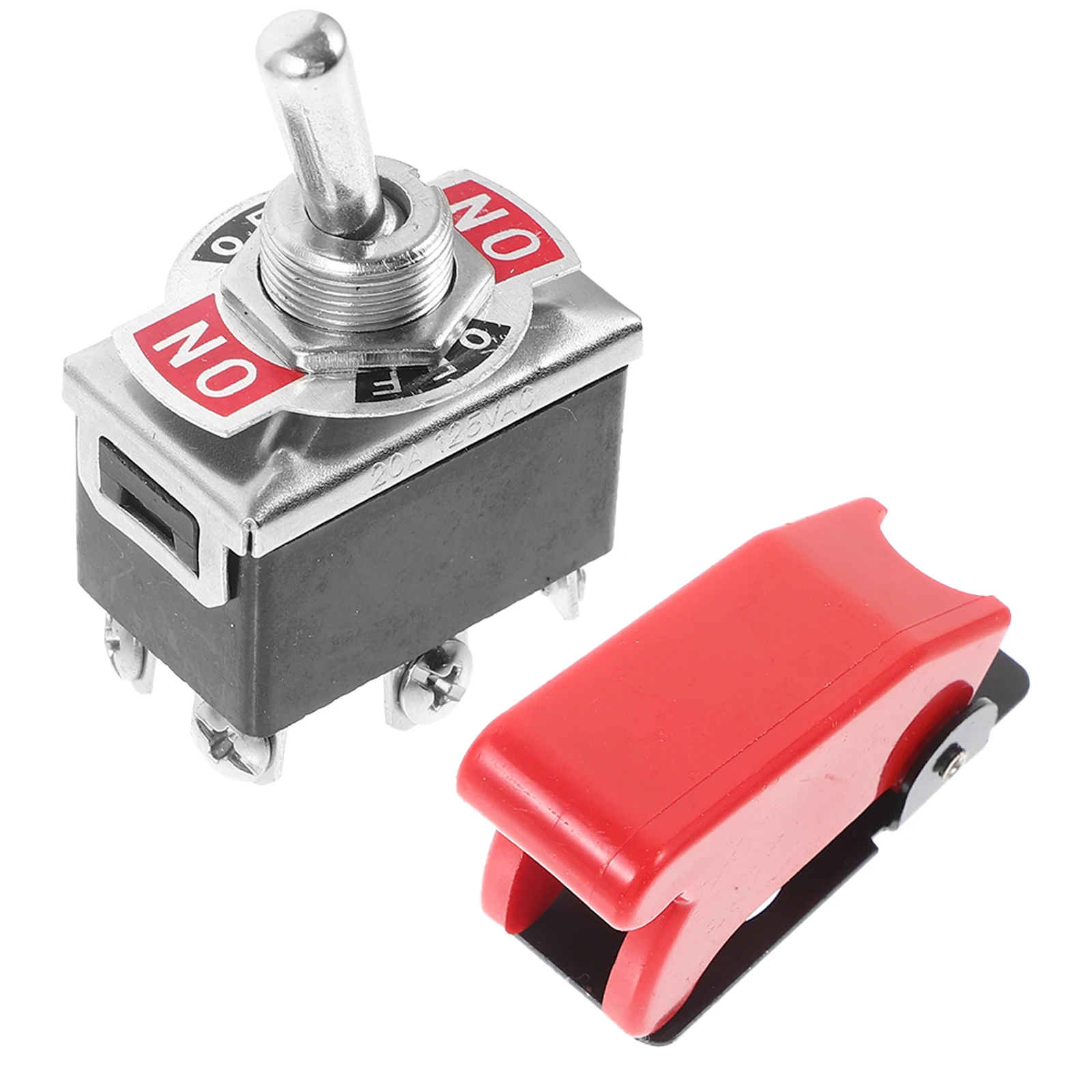 Red Protective Cover Switch 203A Toggle Waterproof Ceramic On Off Position Durable Easy Install Long Life Performance
Red Protective Cover Switch 203A Toggle Waterproof Ceramic On Off Position Durable Easy Install Long Life Performance