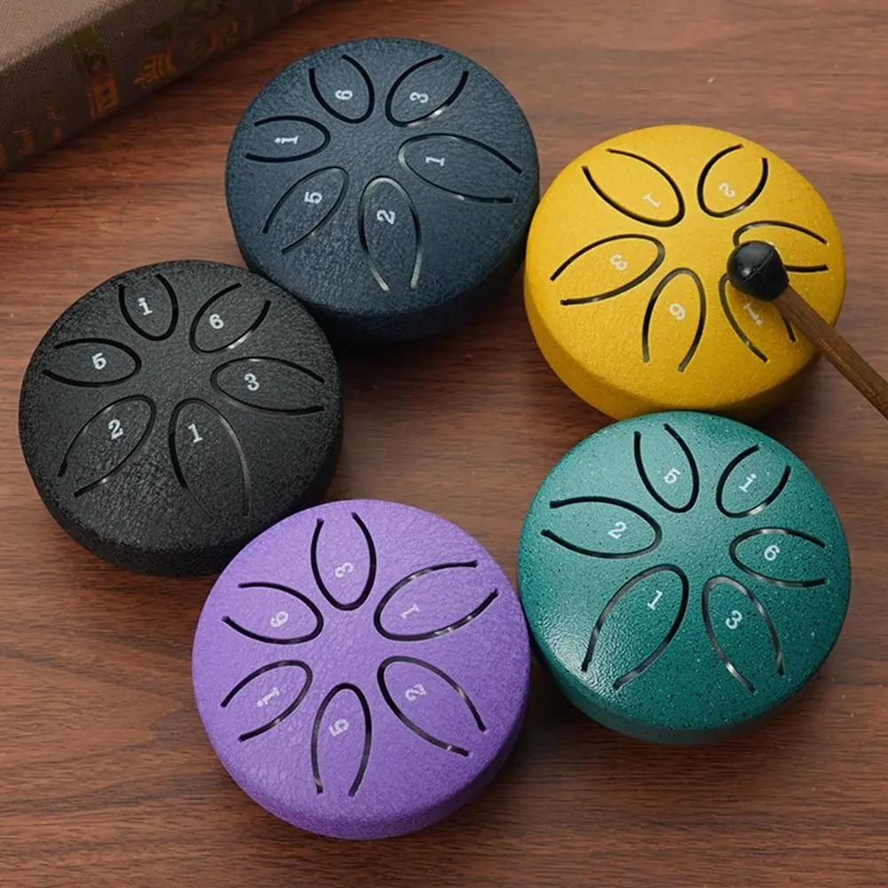 6-Tone Steel Tongue Drum Set 3 Inch Multicolour Ethereal Drum with Drumsticks Hollow Meditation Drum Beginner
6-Tone Steel Tongue Drum Set 3 Inch Multicolour Ethereal Drum with Drumsticks Hollow Meditation Drum Beginner