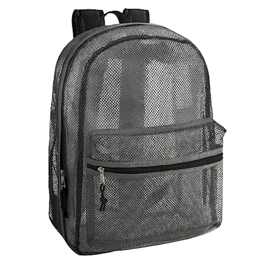 Transparent Mesh Backpacks for School,Beach, Travel - Mesh See Through Backpack with Padded Straps Large
Transparent Mesh Backpacks for School,Beach, Travel - Mesh See Through Backpack with Padded Straps Large