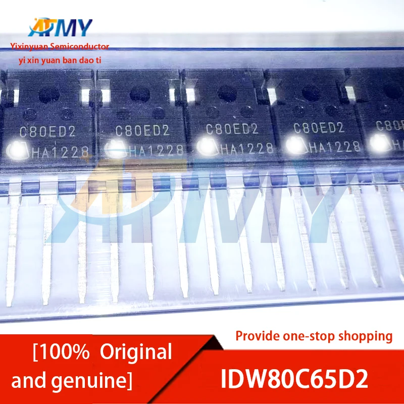 4piece IDW80C65D2 C80ED2 Silicon Carbide Rectifier Diode 80A 650V
4piece IDW80C65D2 C80ED2 Silicon Carbide Rectifier Diode 80A 650V