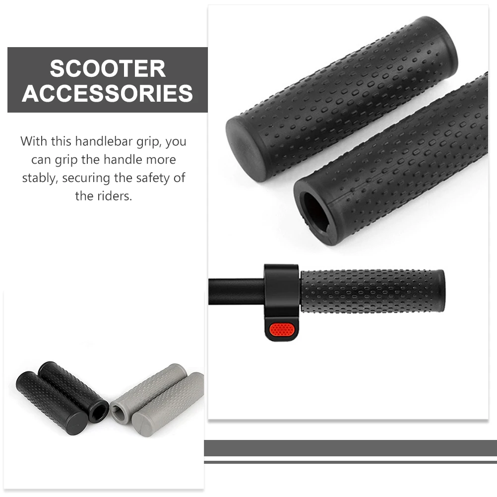 2pcs Silicone Handlebar Grips Anti-Slip Wear-Resistant Lightweight Shockproof Electric Scooter Handle Sleeves Non-Slip Grip 
2pcs Silicone Handlebar Grips Anti-Slip Wear-Resistant Lightweight Shockproof Electric Scooter Handle Sleeves Non-Slip Grip