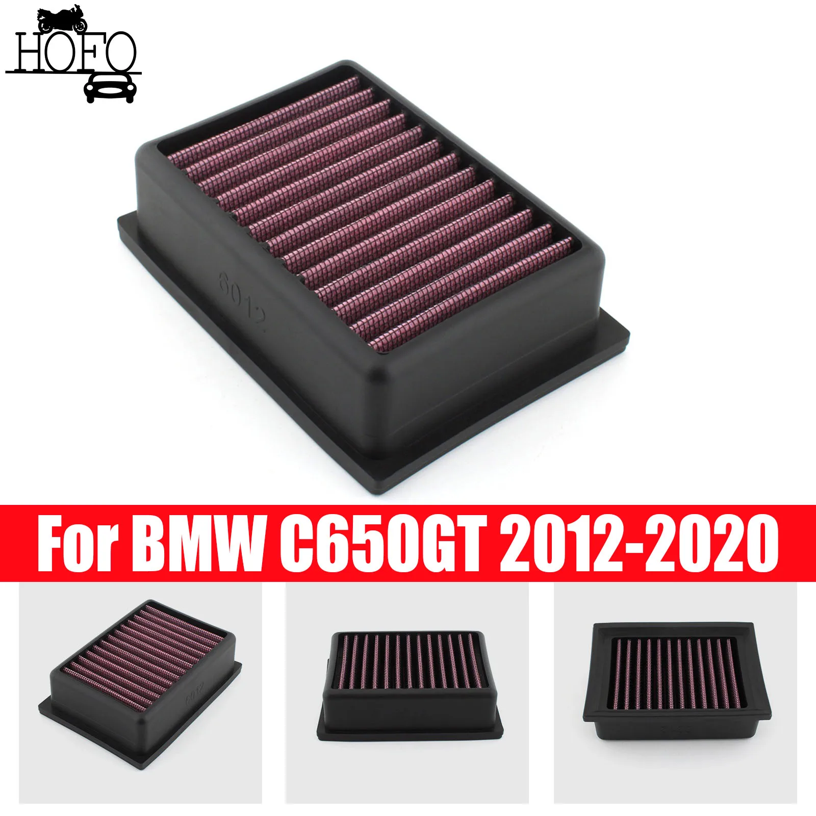 Motorcycle High Flow Air Filter Intake Cleaner For BMW C650GT 2012-2020 C600 Sport 2012-2016 C650 Sport 2015-2020 
Motorcycle High Flow Air Filter Intake Cleaner For BMW C650GT 2012-2020 C600 Sport 2012-2016 C650 Sport 2015-2020