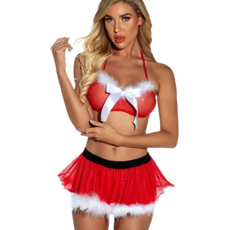 Christmas Themed Intimate Apparel Lightweight Sheer Fabric Festive Party Costume Soft Breathable Casual Holiday Role Play Outfit
Christmas Themed Intimate Apparel Lightweight Sheer Fabric Festive Party Costume Soft Breathable Casual Holiday Role Play Outfit