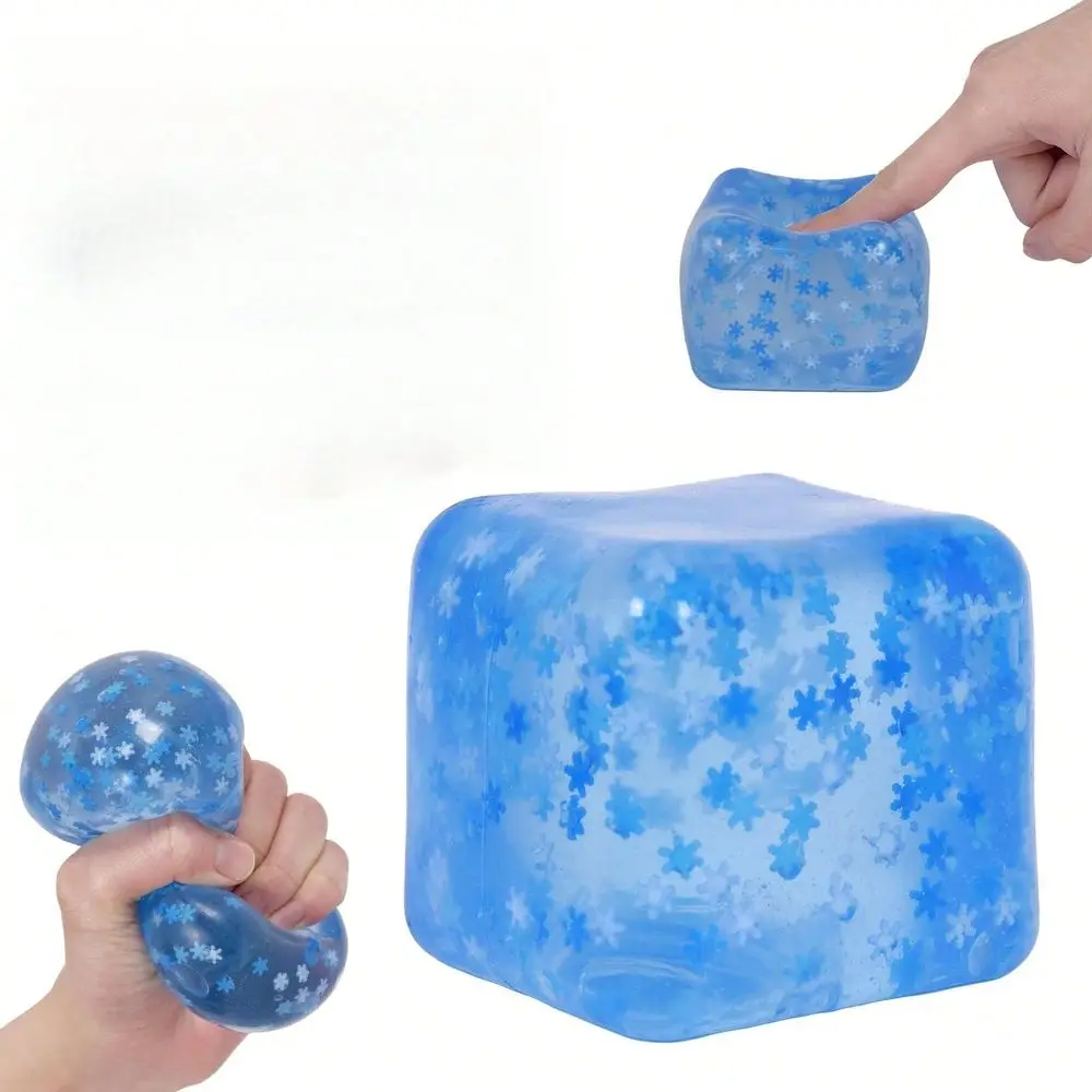 Snowflake Ice Cube Squeeze Toys, 2.76in Big Squishy Stress Cube, Soft Durable Squeeze Toy For Boys Girls Age 3 And Adults Blue
Snowflake Ice Cube Squeeze Toys, 2.76in Big Squishy Stress Cube, Soft Durable Squeeze Toy For Boys Girls Age 3 And Adults Blue