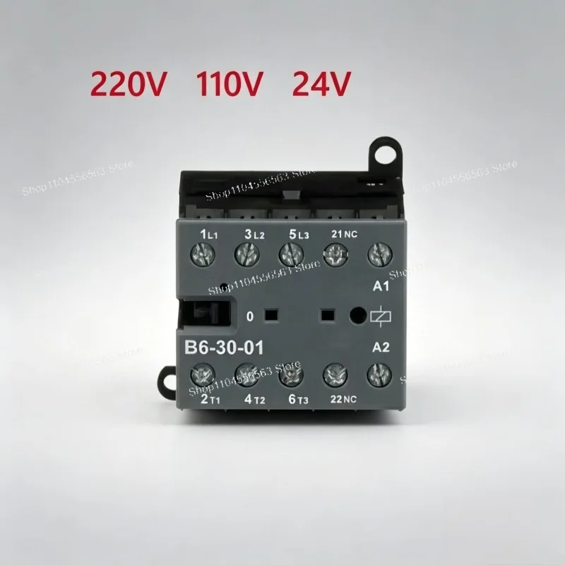 B6-30-01 Industrial Electromagnetic AC Contactor 220V 110V 24V 380V 3-Phase Relay
B6-30-01 Industrial Electromagnetic AC Contactor 220V 110V 24V 380V 3-Phase Relay