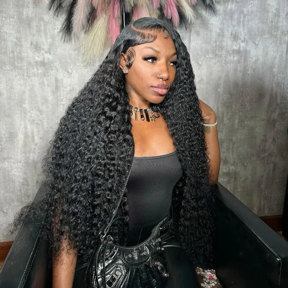 13X6 Water Deep Wave Lace Frontal Wigs 13X4 Hd Transparent Lace Front Wigs For Women 250 Density Curly Human Hair Wigs
13X6 Water Deep Wave Lace Frontal Wigs 13X4 Hd Transparent Lace Front Wigs For Women 250 Density Curly Human Hair Wigs