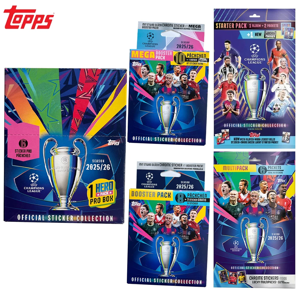 Genuine New 25/26 TOPPS Champions League Collection Stickers Full Box Eco Pack Seek Limited Signature
Genuine New 25/26 TOPPS Champions League Collection Stickers Full Box Eco Pack Seek Limited Signature