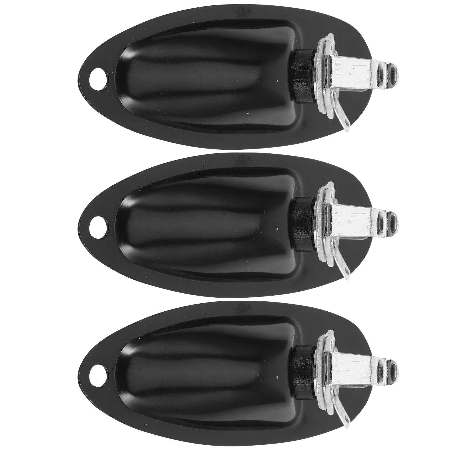 3Pcs Black Electric Guitar Boat Jack Plate 6.35mm Output Socket Pickup Guitar Output Jack Accessories Socket Accessories
3Pcs Black Electric Guitar Boat Jack Plate 6.35mm Output Socket Pickup Guitar Output Jack Accessories Socket Accessories