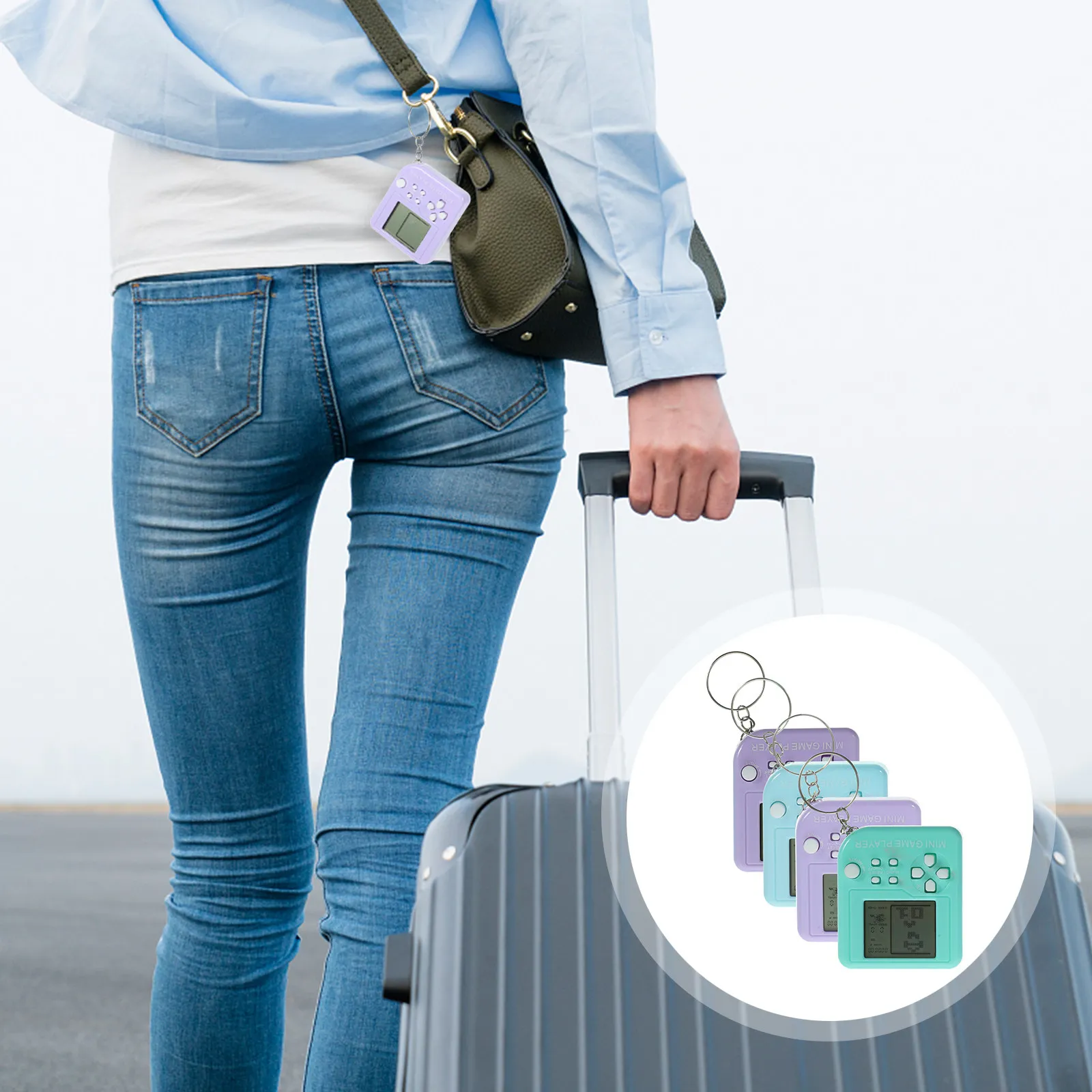 Mini Game Keychain Creative Vintage Small Game Console Pendant Bag Hanging Charm Decorative Key Ring Ornament Backpack Luggage
Mini Game Keychain Creative Vintage Small Game Console Pendant Bag Hanging Charm Decorative Key Ring Ornament Backpack Luggage