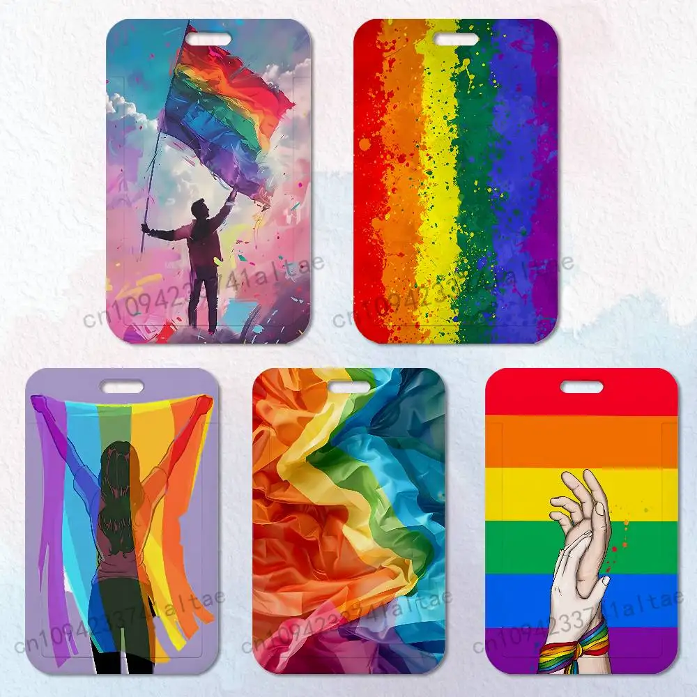 Lesbian LGBT Rainbow Pride Card Holder Durable With Carabiner Name Tag Vertical ID Badge Holders Credentials Protection
Lesbian LGBT Rainbow Pride Card Holder Durable With Carabiner Name Tag Vertical ID Badge Holders Credentials Protection
