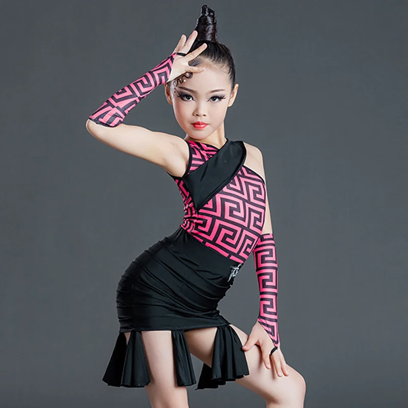 Children Latin Dance Practice Clothes Print Sleeveless Shoulder Split Skirts Two Piece Set Girls Training Performance Clothes
Children Latin Dance Practice Clothes Print Sleeveless Shoulder Split Skirts Two Piece Set Girls Training Performance Clothes