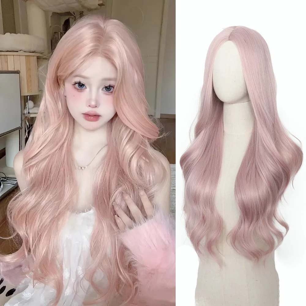 JOVIA 26-inch center-parted, curled, large-wave female long hair with high-temperature synthetic fiber cap
JOVIA 26-inch center-parted, curled, large-wave female long hair with high-temperature synthetic fiber cap