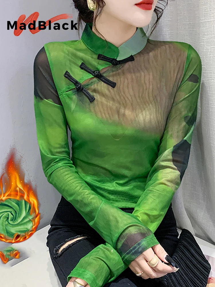 MadBlack-Women's European Fleece T-Shirt, Sexy Stand Buttons Printed, Vintage Long Sleeve Slim S-3XL Tee, 2025 Autumn T5N276CC
MadBlack-Women's European Fleece T-Shirt, Sexy Stand Buttons Printed, Vintage Long Sleeve Slim S-3XL Tee, 2025 Autumn T5N276CC