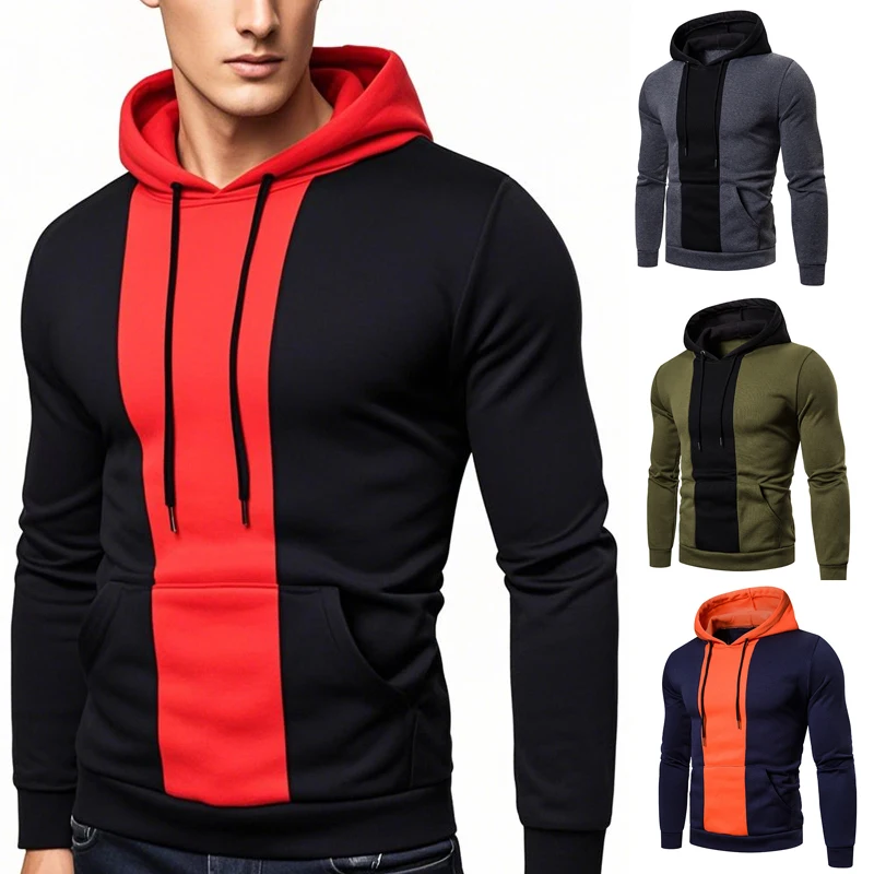 2025 New Men's Patchwork Hoodie Streetwear Pullover Sweatshirt, Casual Autumn Winter Fashion Comfort tops
2025 New Men's Patchwork Hoodie Streetwear Pullover Sweatshirt, Casual Autumn Winter Fashion Comfort tops