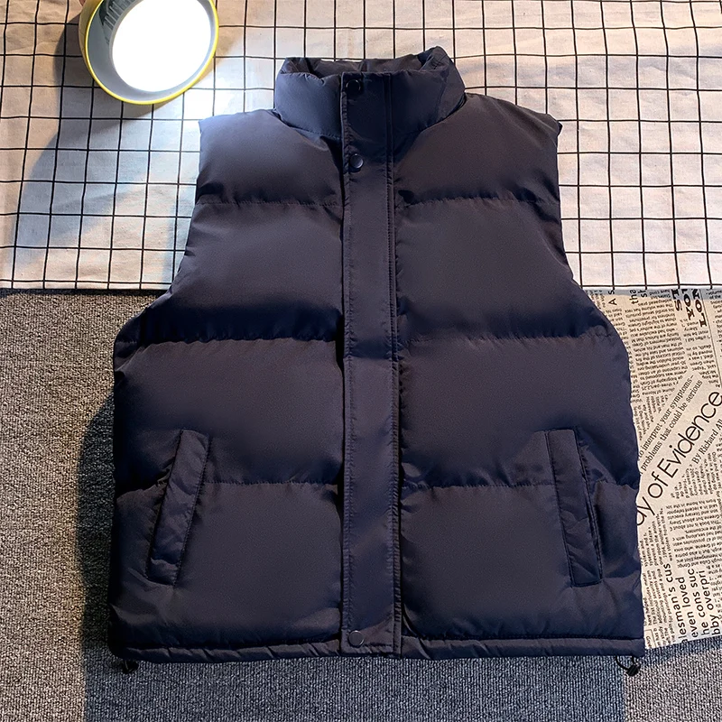 Windproof Male Thick Vests Warm Waistcoat Waterproof Zipper Coat Brand Winter Thicken Vests Jacket Casual Men Stand Collar Coat
Windproof Male Thick Vests Warm Waistcoat Waterproof Zipper Coat Brand Winter Thicken Vests Jacket Casual Men Stand Collar Coat