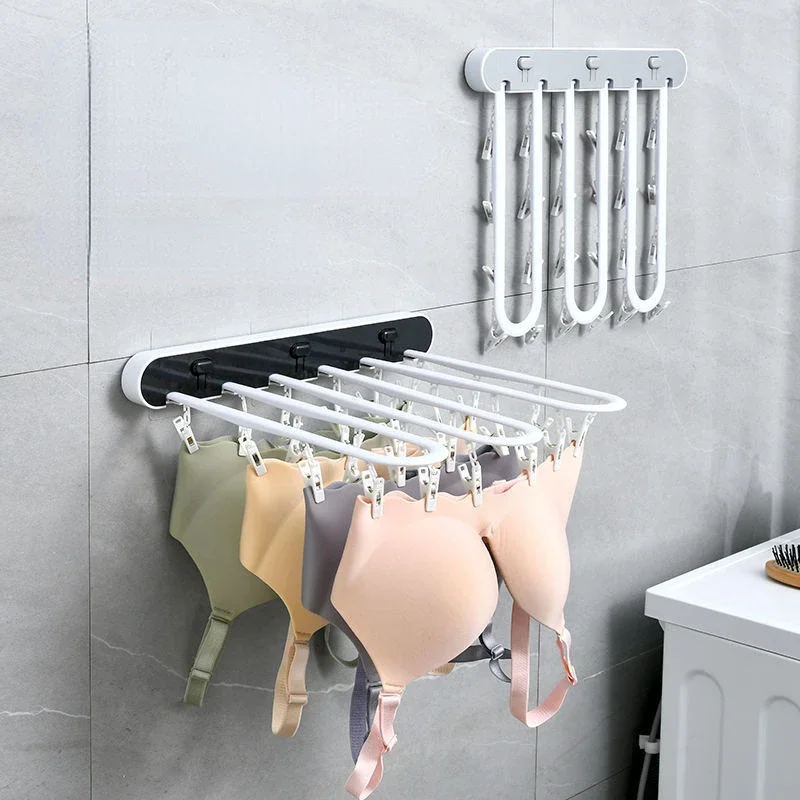 New Non Punching Hanger Creative Cloakroom Multifunctional Hanger Household Non Slip Bedroom with Clip Drying Rack
New Non Punching Hanger Creative Cloakroom Multifunctional Hanger Household Non Slip Bedroom with Clip Drying Rack