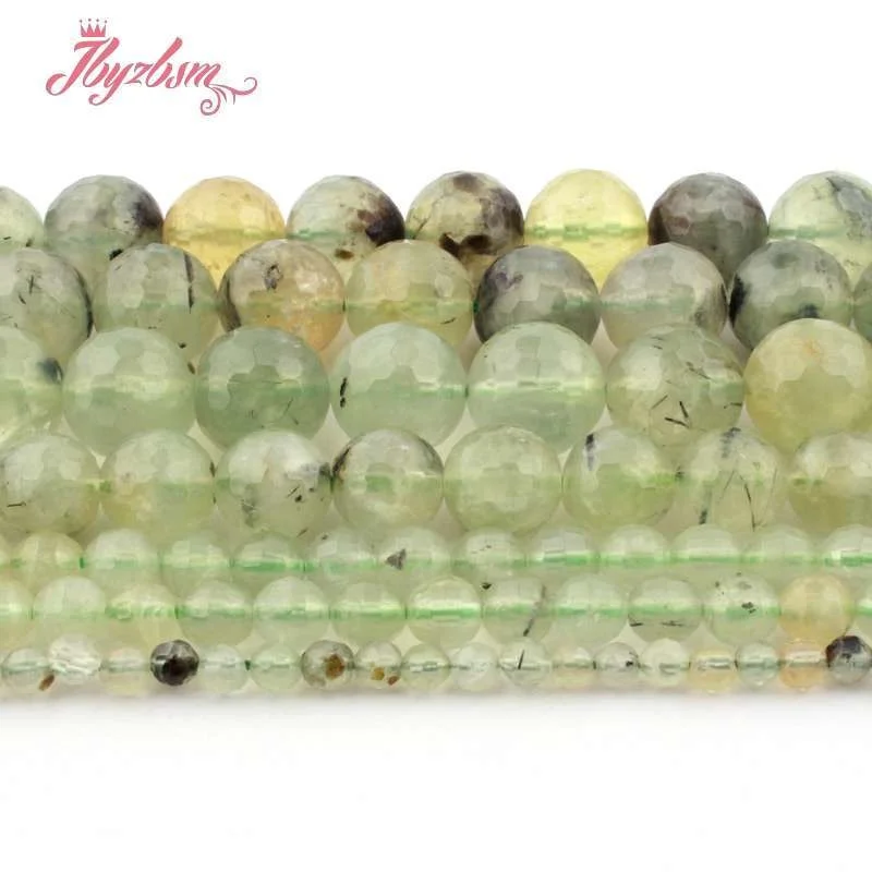 6/8/10mm Natural Prehnite Green Round Bead Faceted Natural Stone Beads For DIY Necklace Bracelat Jewelry Making Strand 15"
6/8/10mm Natural Prehnite Green Round Bead Faceted Natural Stone Beads For DIY Necklace Bracelat Jewelry Making Strand 15"