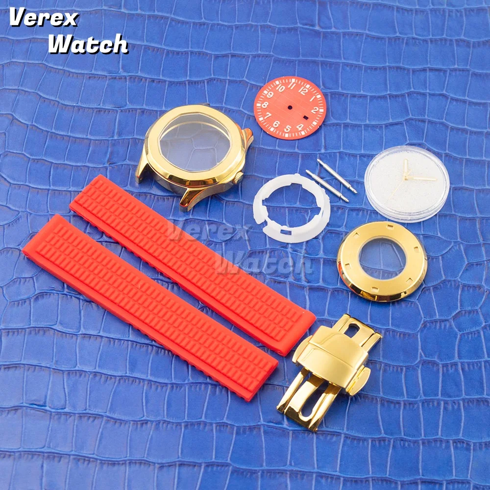 Sapphire Glass Women's Watch Case Rubber Strap Stainless Steel NH05 Case for NH05 Movement AQUANAUT Nautilus Case Accessories
Sapphire Glass Women's Watch Case Rubber Strap Stainless Steel NH05 Case for NH05 Movement AQUANAUT Nautilus Case Accessories
