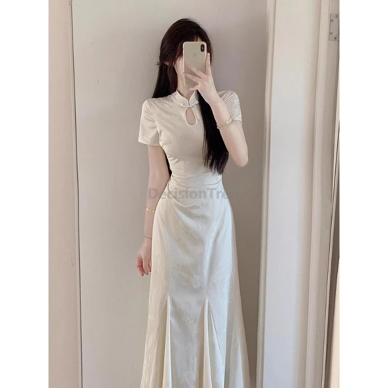 2025 vintage high end fashion design sense chinese cheongsam improved modern advanced sense qipao gentle temperament women dress
2025 vintage high end fashion design sense chinese cheongsam improved modern advanced sense qipao gentle temperament women dress