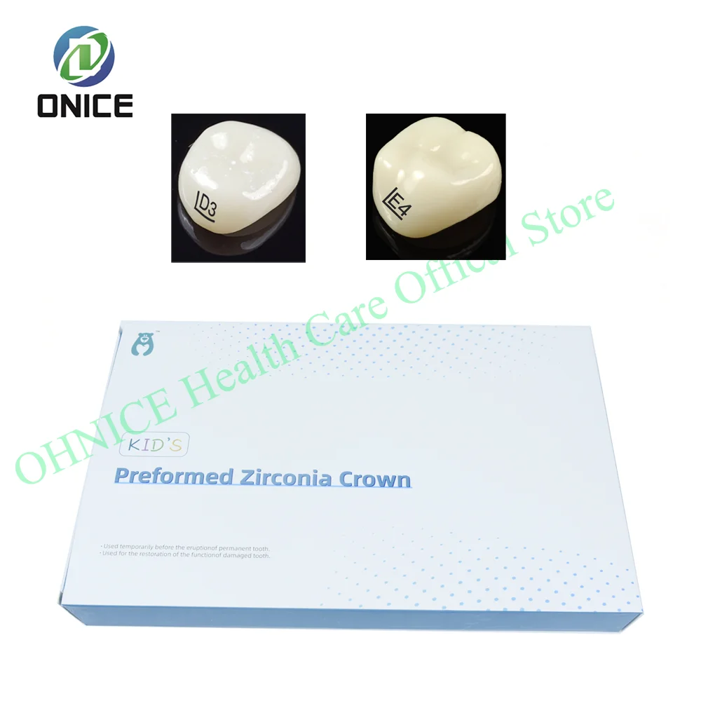 Preformed Zirconia Crowns for Kids - 48Pcs/Box Painless Temporary Dental Crowns | Primary Teeth Protection & Restoration
Preformed Zirconia Crowns for Kids - 48Pcs/Box Painless Temporary Dental Crowns | Primary Teeth Protection & Restoration
