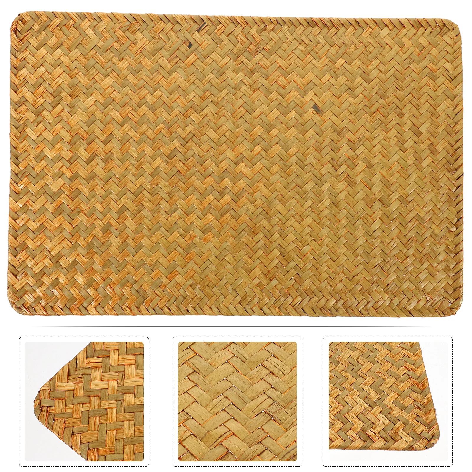 Dining Table Bamboo Woven Rectangular Placemat Rustic Style Heat Resistant Decorative Place Mat for Home Coffee Bar Banquet
Dining Table Bamboo Woven Rectangular Placemat Rustic Style Heat Resistant Decorative Place Mat for Home Coffee Bar Banquet