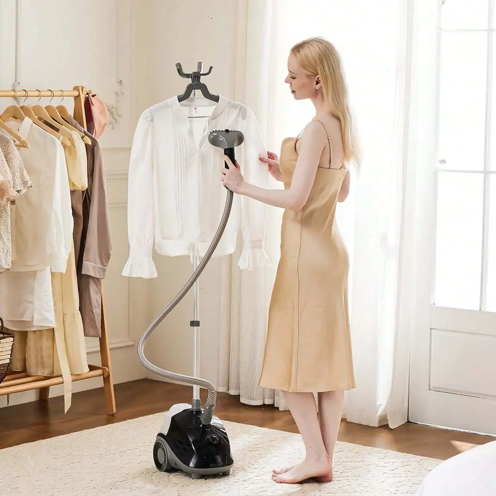 OLIXIS Standing Garment Steamer, 1500W Powerful Steamer For Clothes With Roll Wheels, 1.7L Water Tank For 55 Min Continuous Stea
OLIXIS Standing Garment Steamer, 1500W Powerful Steamer For Clothes With Roll Wheels, 1.7L Water Tank For 55 Min Continuous Stea