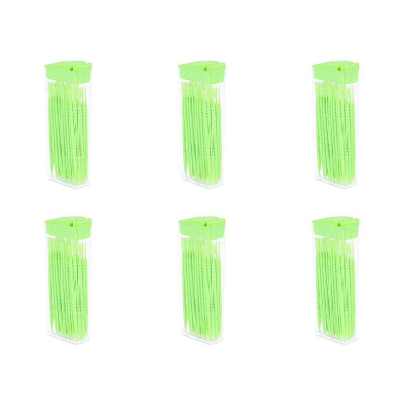 300 Pcs Plastic Toothpicks 2 Way Tooth Picks Interdental Brush Cleaners Portable Box Random Color
300 Pcs Plastic Toothpicks 2 Way Tooth Picks Interdental Brush Cleaners Portable Box Random Color