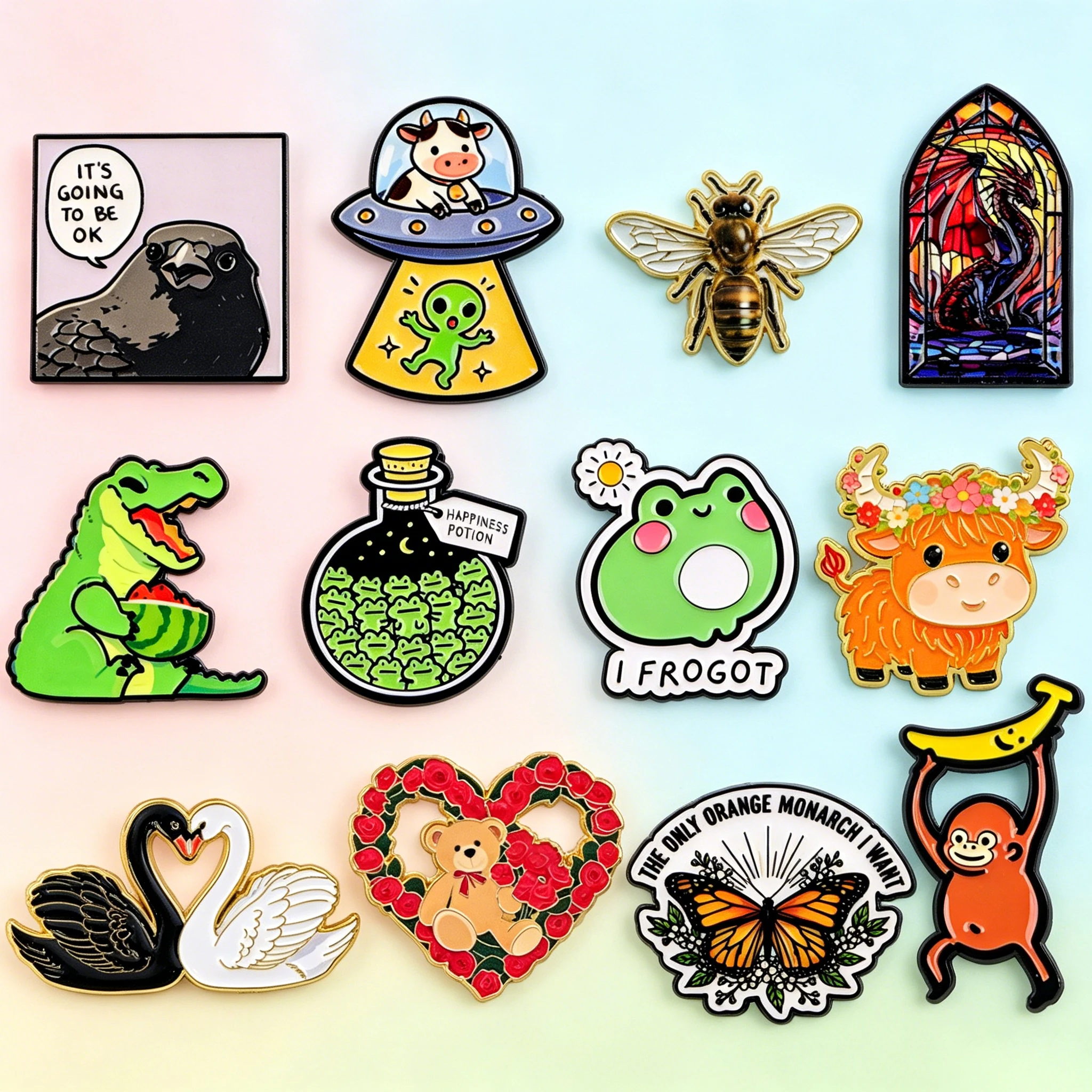 Cartoon Crocodile Badges Enamel Pin Women Men Lapel Pins for Backpack Bags Pins Brooch for Clothes Accessories Jewelry
Cartoon Crocodile Badges Enamel Pin Women Men Lapel Pins for Backpack Bags Pins Brooch for Clothes Accessories Jewelry