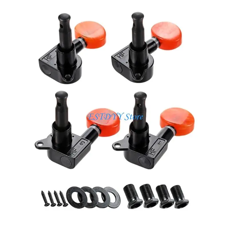 G6DE 4 Point Metal Alloy Guitar Tuning Pegs Transparent Cover For 4 String Instruments Installation
G6DE 4 Point Metal Alloy Guitar Tuning Pegs Transparent Cover For 4 String Instruments Installation