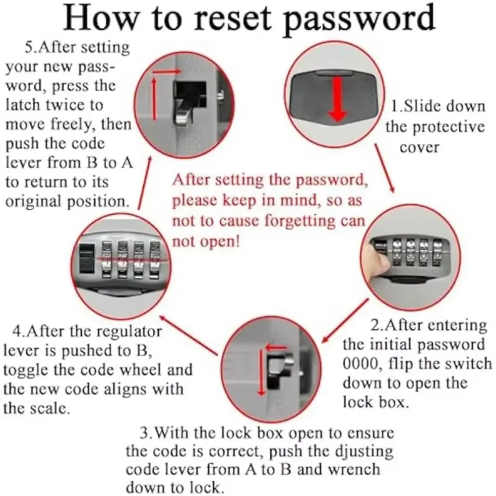 Настенный сейф для ключей, код паролей, большая емкость, 4-значный комбинированный ящик для ключей, сбрасываемый замок, замок для ключей, сейф
Настенный сейф для ключей, код паролей, большая емкость, 4-значный комбинированный ящик для ключей, сбрасываемый замок, замок для ключей, сейф