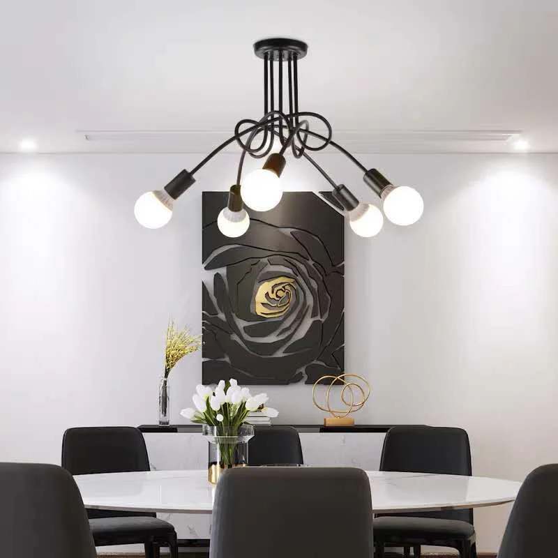 Modern Spider Lamp for Home Decoration, Simple Lighting, Roof Lamp for Bedroom, Dining Room and Living Room, Direct Shipping
Modern Spider Lamp for Home Decoration, Simple Lighting, Roof Lamp for Bedroom, Dining Room and Living Room, Direct Shipping
