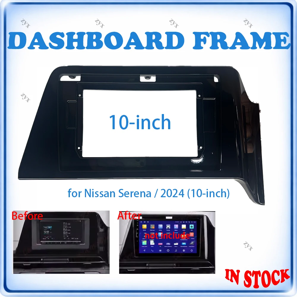Car Radio Fascia Frame For Nissan Serena 2024 10 inch With Canbus Decoder & Wiring Harness Car Accessories Plug & Play
Car Radio Fascia Frame For Nissan Serena 2024 10 inch With Canbus Decoder & Wiring Harness Car Accessories Plug & Play