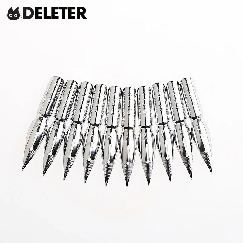 10 шт. TOP Japan Deleter Sunlight Series Comic D Tib Dip Pen Набор наконечников Tib
10 шт. TOP Japan Deleter Sunlight Series Comic D Tib Dip Pen Набор наконечников Tib