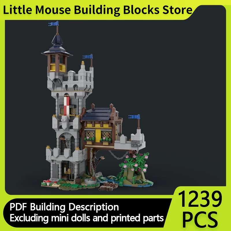 Medieval Castle Model MOC Building Bricks Riverbank Tower Outpost Modular Technology Gifts Holiday Assemble Children Toys Suit 
Medieval Castle Model MOC Building Bricks Riverbank Tower Outpost Modular Technology Gifts Holiday Assemble Children Toys Suit
