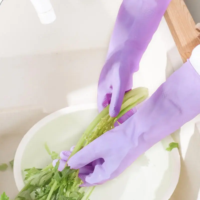 1Pair Latex Household Cleaning Gloves Water-proof Dish Washing Gloves Non-slip For Kitchen Bathroom Cleaning
1Pair Latex Household Cleaning Gloves Water-proof Dish Washing Gloves Non-slip For Kitchen Bathroom Cleaning