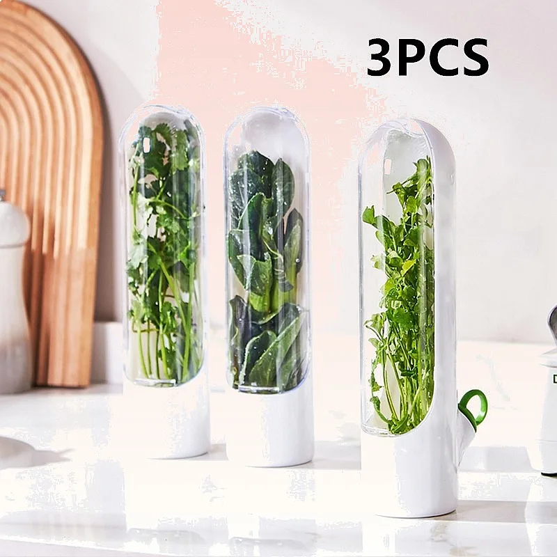 1/2/3PCS Herb Saver Storage Container Fresh Keeper for Vegetables Vanilla Fridge
1/2/3PCS Herb Saver Storage Container Fresh Keeper for Vegetables Vanilla Fridge