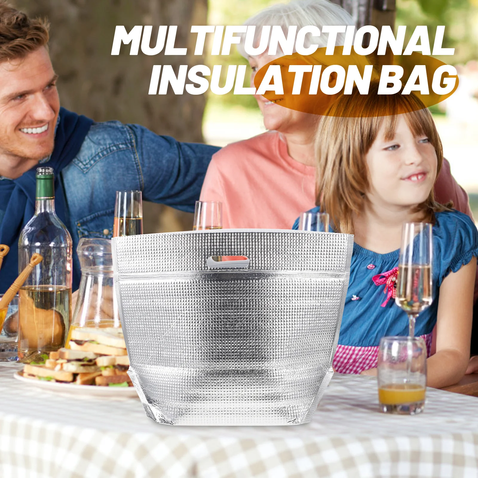 5pcs Insulation Bag Thick Aluminum Foil Lightweight Portable For Food Storage Camping Pizza Take-Out Delivery Waterproof
5pcs Insulation Bag Thick Aluminum Foil Lightweight Portable For Food Storage Camping Pizza Take-Out Delivery Waterproof