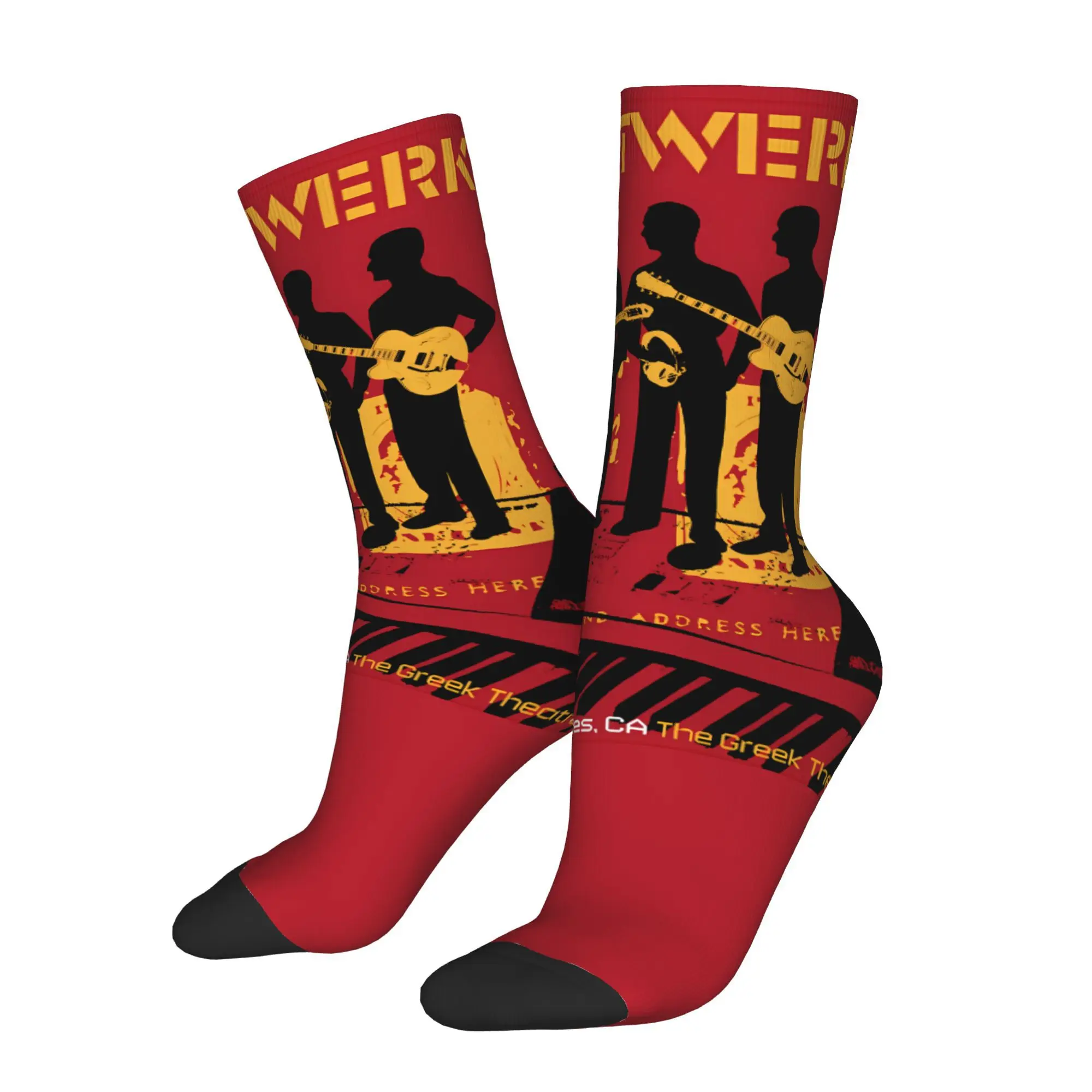 Funny Happy Sock for Men Kraftwerk poster Vintage Krautrock Rock Band Pattern Printed Crew Sock Novelty Gift
Funny Happy Sock for Men Kraftwerk poster Vintage Krautrock Rock Band Pattern Printed Crew Sock Novelty Gift