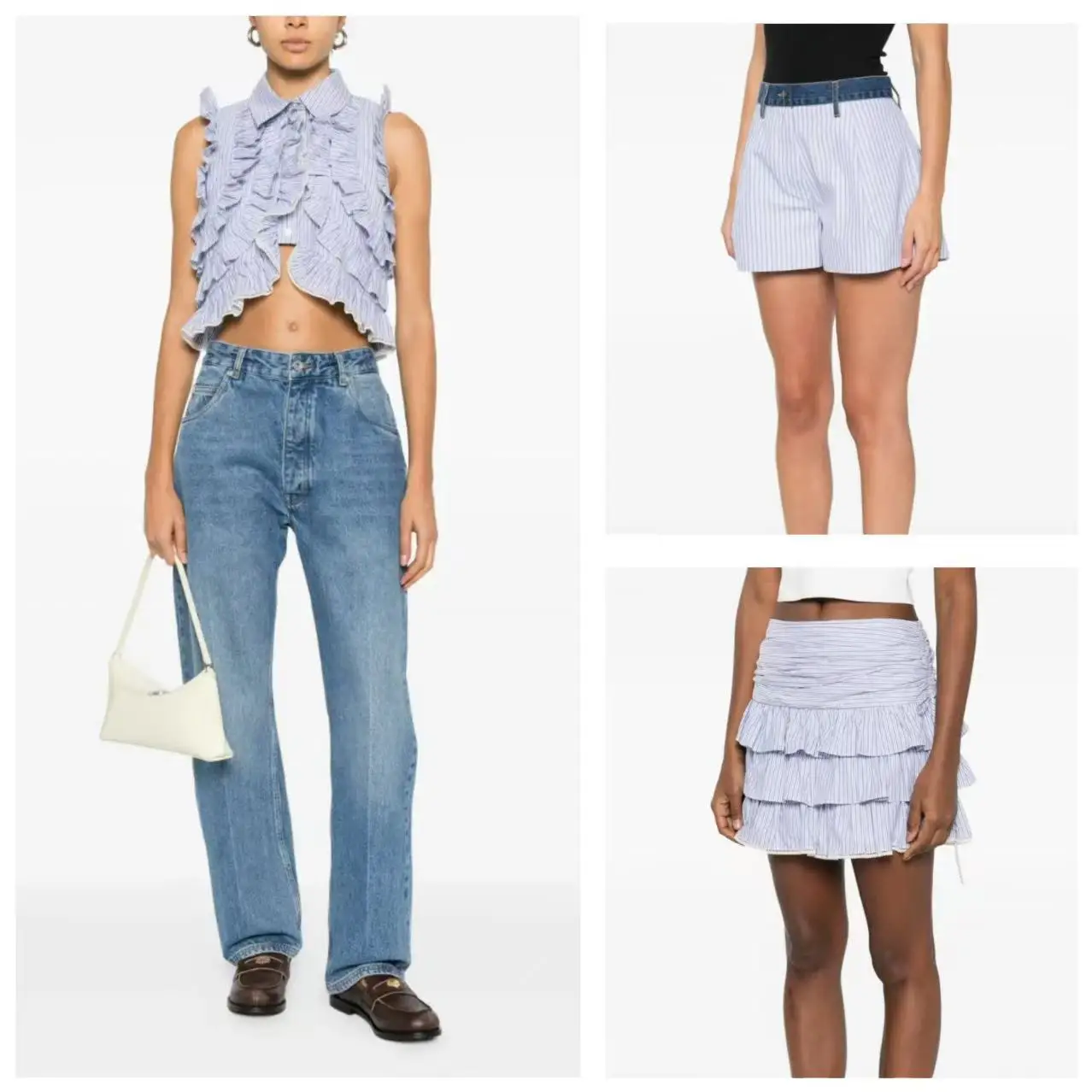 French Style Breathable Cotton Sleeveless Gingham Set with Ruffle Hem Vest Shorts Skirt for Women Spring Season Casual Wear
French Style Breathable Cotton Sleeveless Gingham Set with Ruffle Hem Vest Shorts Skirt for Women Spring Season Casual Wear